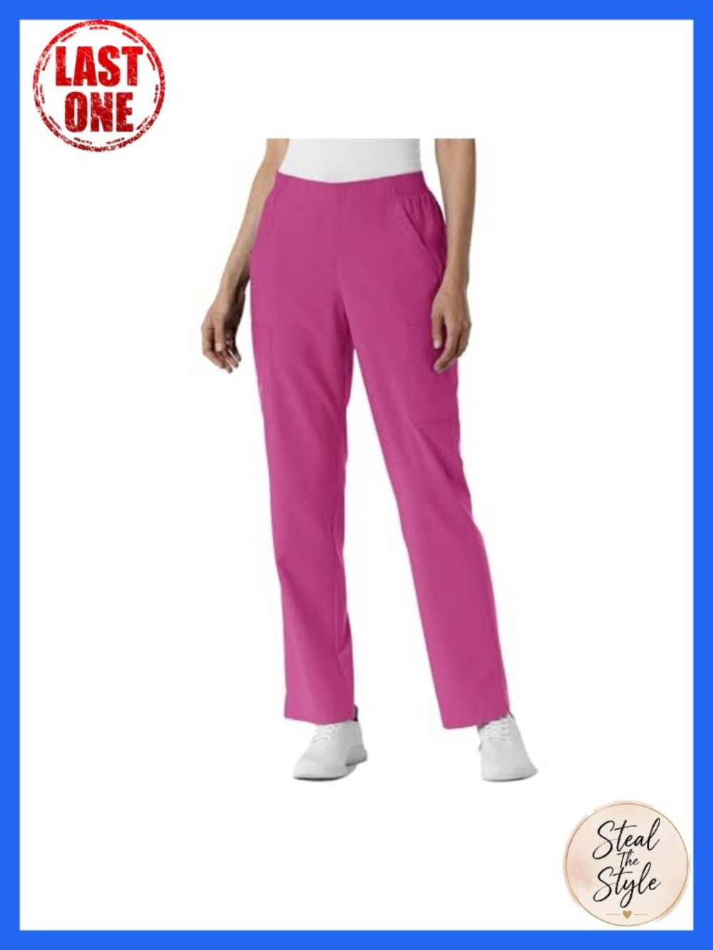 Women's Cargo Utility Scrub Pant Stretch Jogger